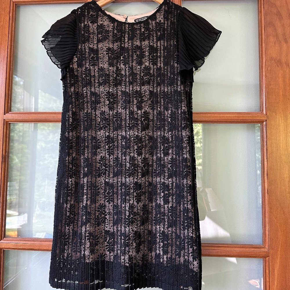 Trixxi Girl Black Lace Dress Size Medium (8/10)